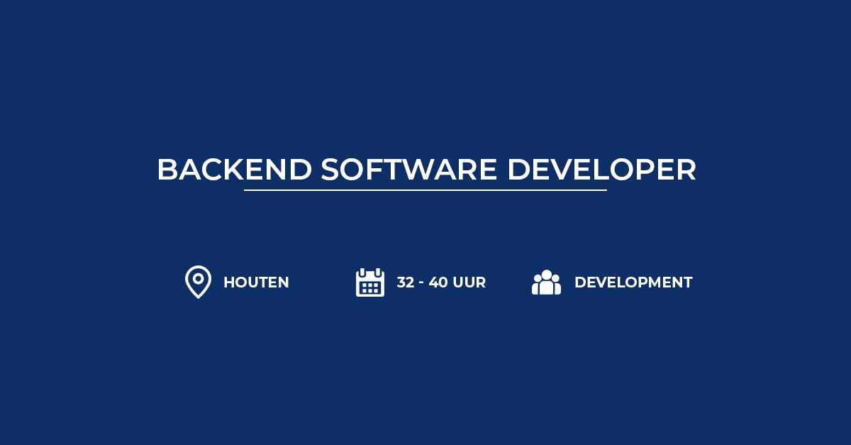 Backend Software Developer 
