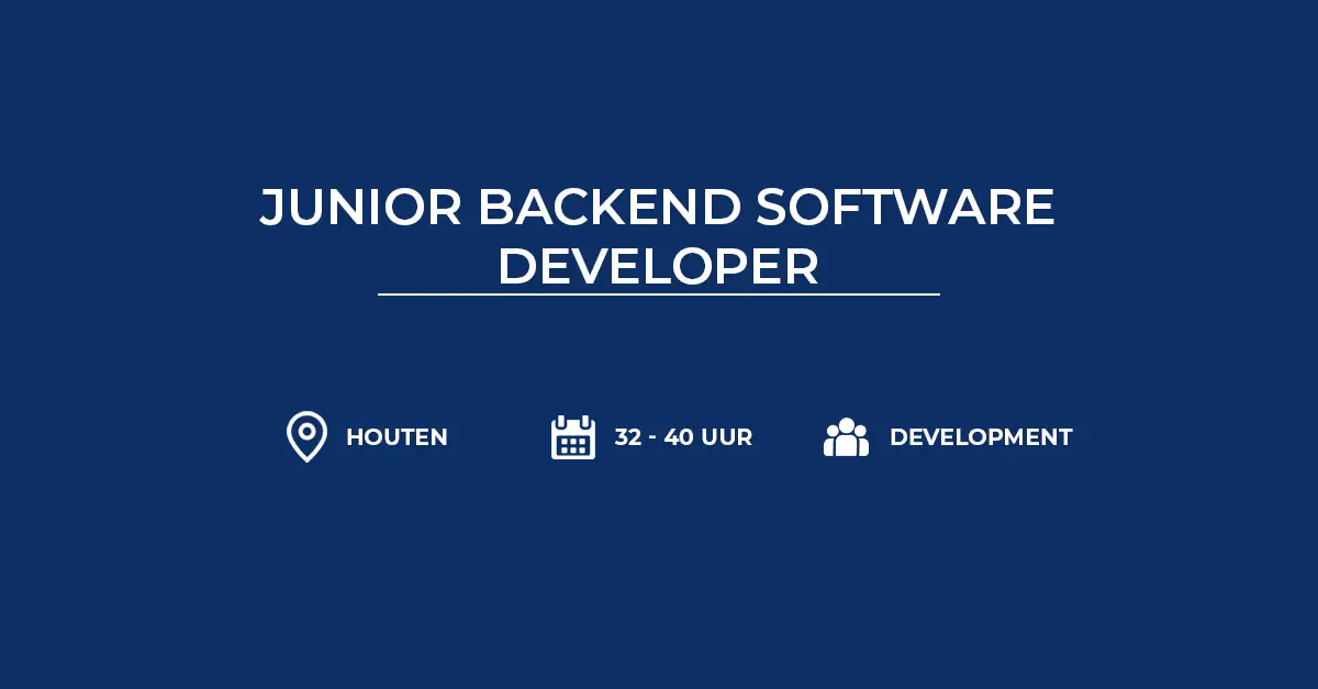 Junior Backend Software Developer