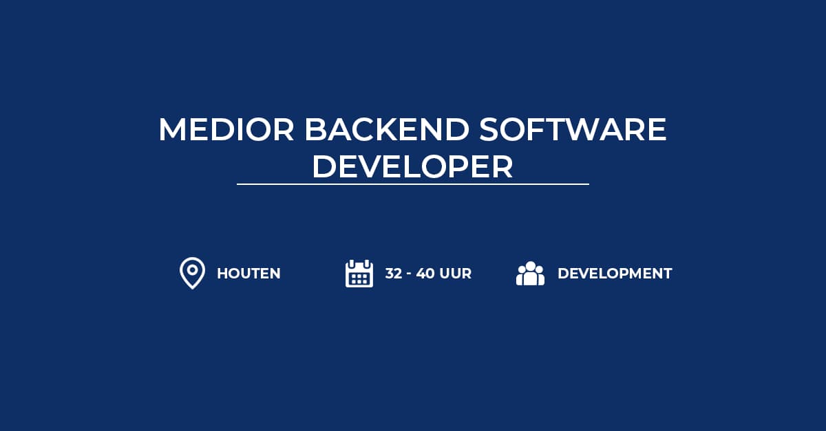 Medior Backend Software Developer