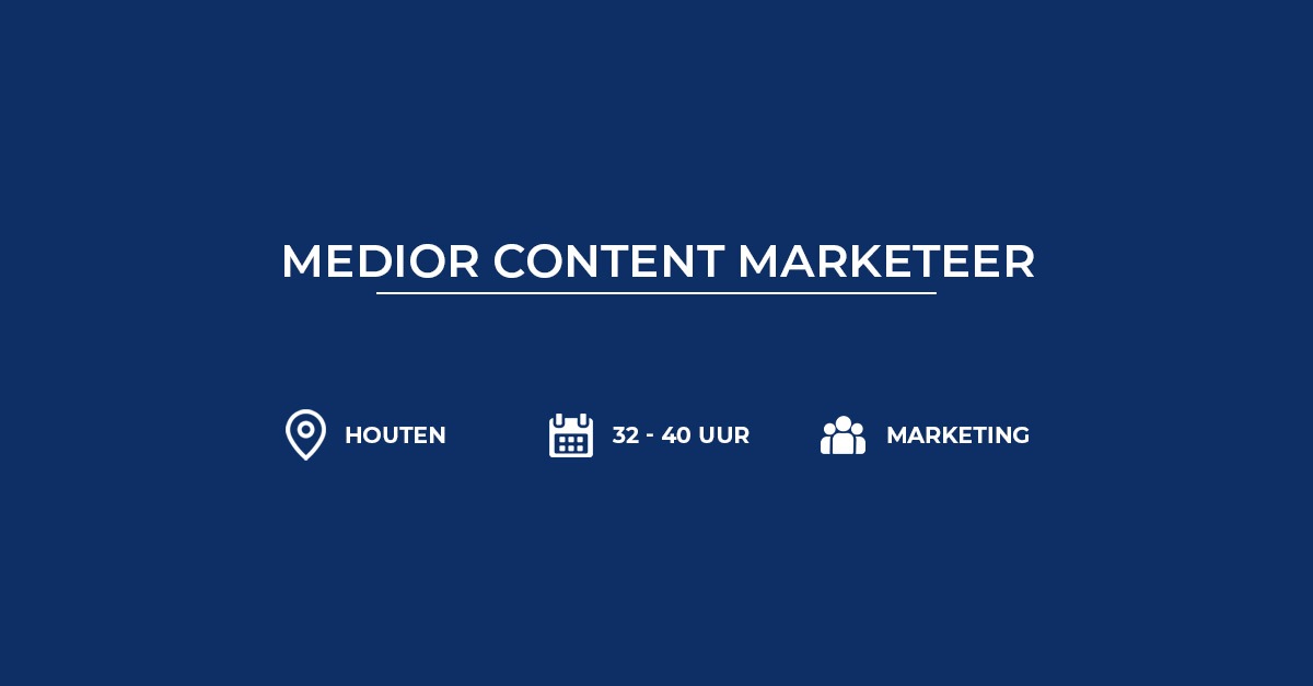 Medior Content Marketeer